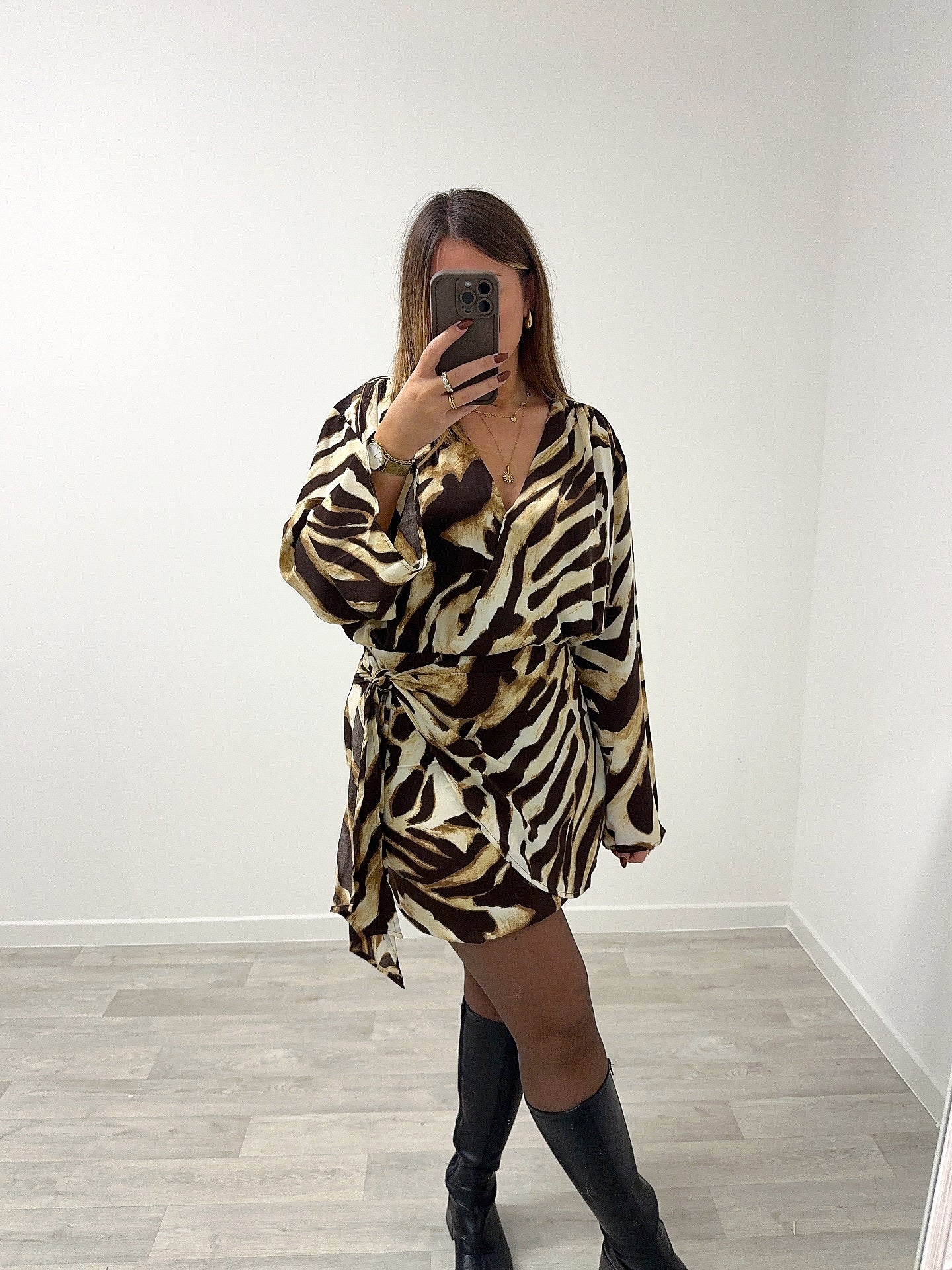 Robe croisée AMANDIE