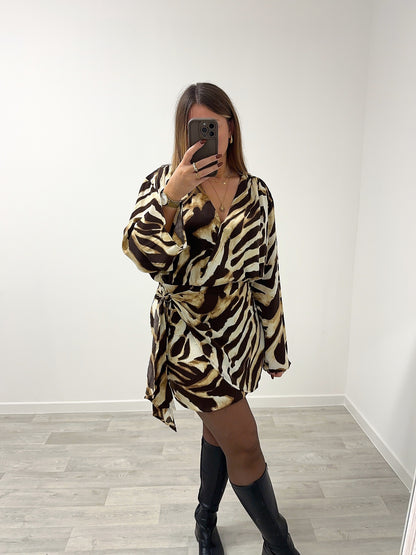 Robe croisée AMANDIE