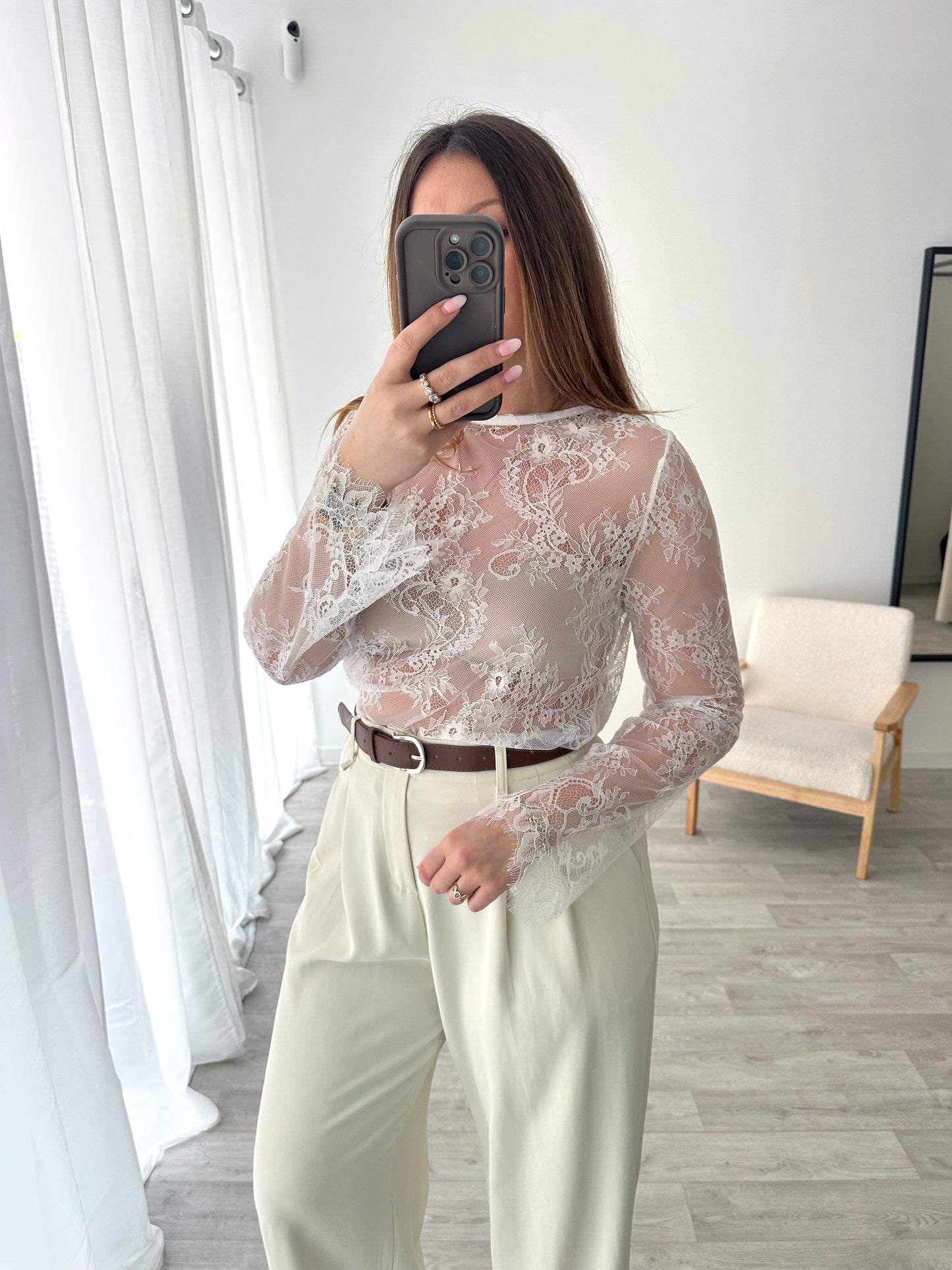 Top dentelle NORA
