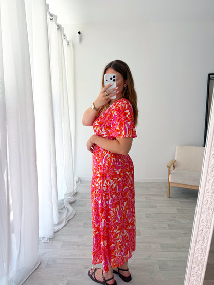 Robe longue imprimée MARGA