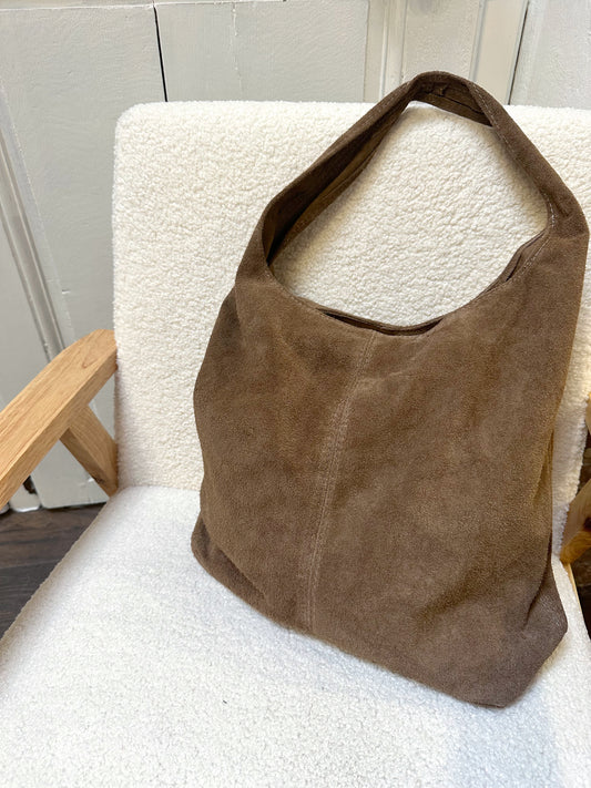 Sac cabas cuir taupe GABANO