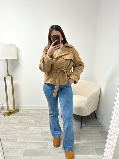 Manteau camel ROXANE
