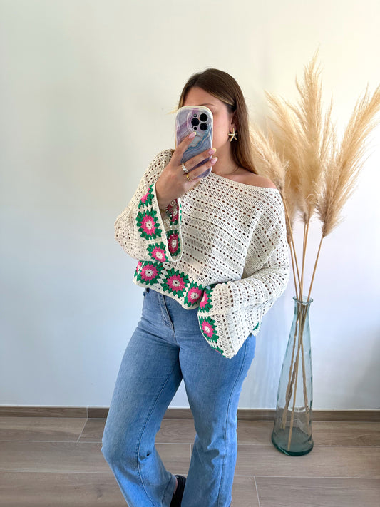 Top en crochet LARA