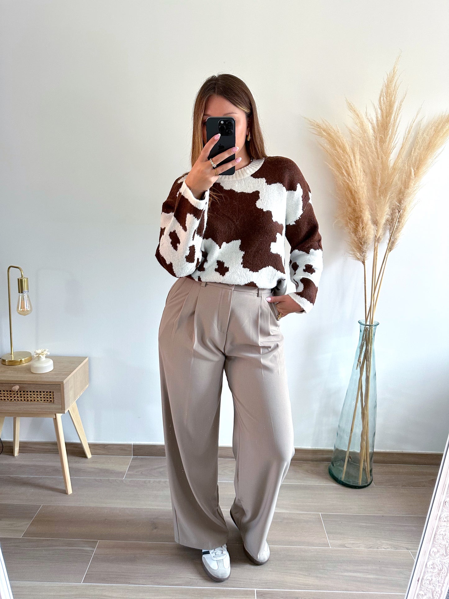 Pantalon taupe GABRIELLE