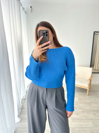 Pull bleu ZOHRA