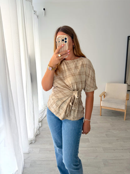 Top carreaux LOUISA