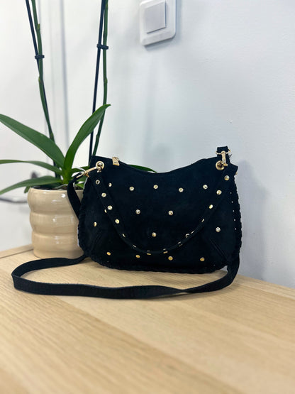 Petit sac clouté noir ARLO