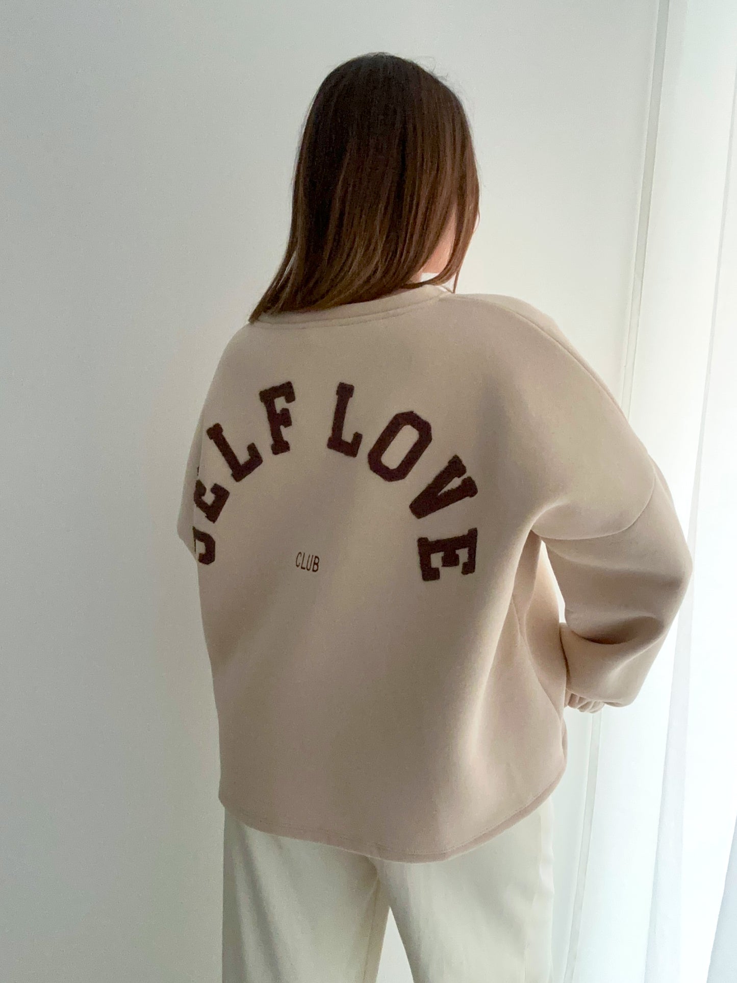 Sweat beige SELF LOVE