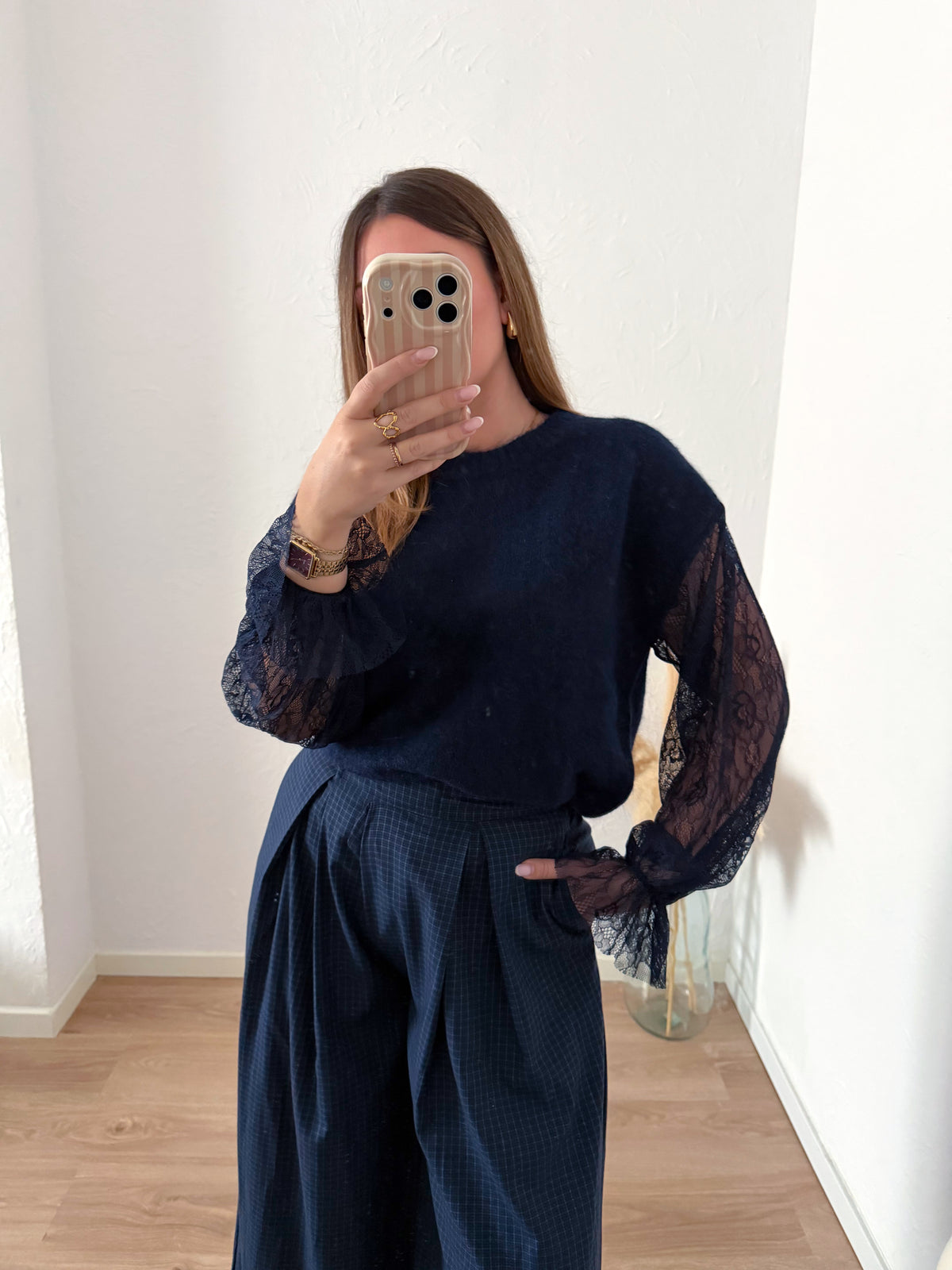 Pull bleu marine KIARA