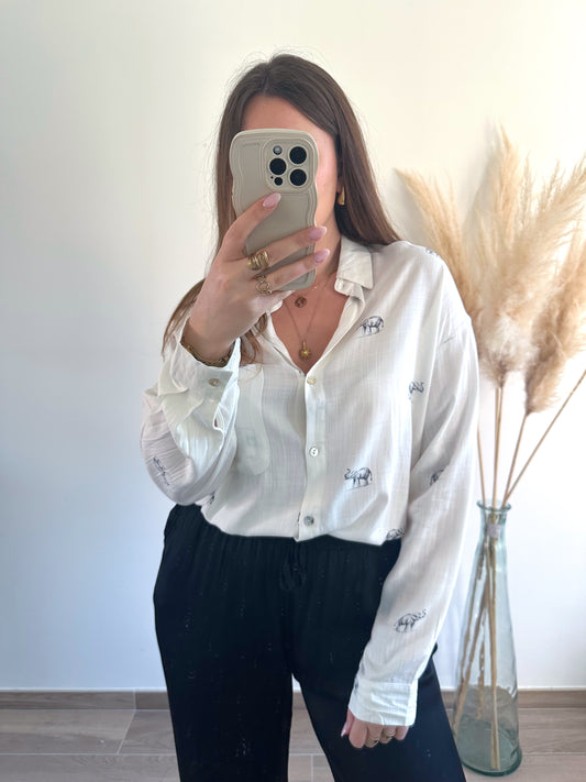 Chemise lin ÉLÉPHANT