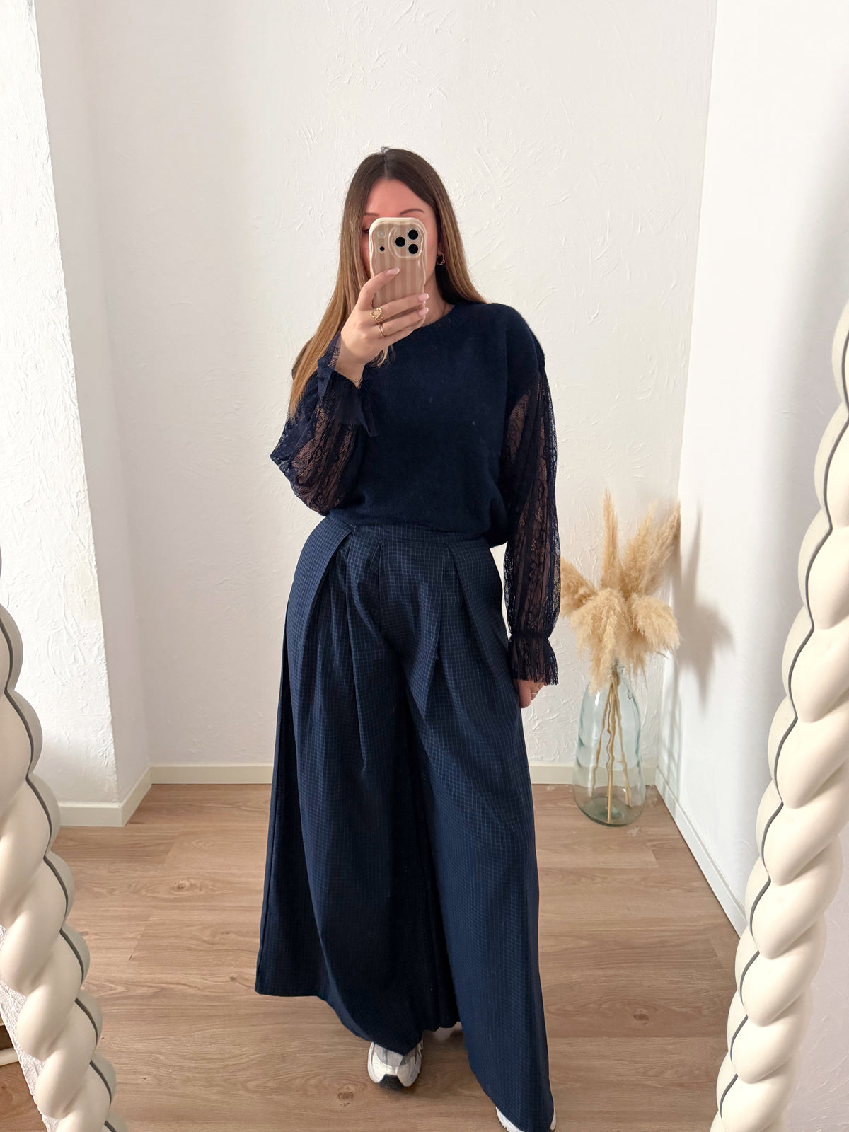 Pantalon palazzo marine ANATH
