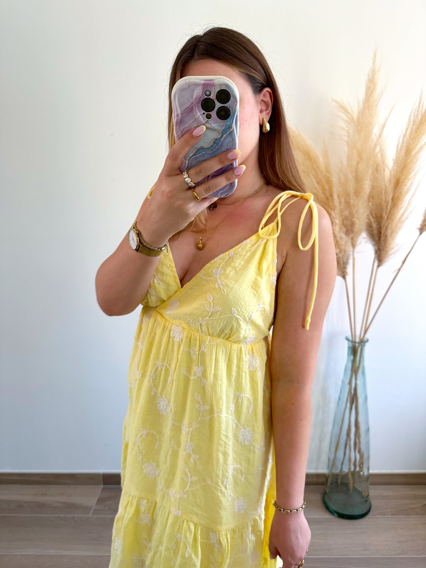 Robe jaune LIMONA