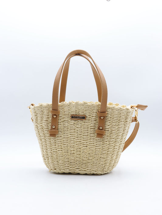 Sac panier en paille TIRMO