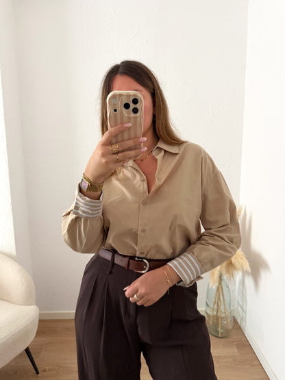 Chemise beige VIVIANE