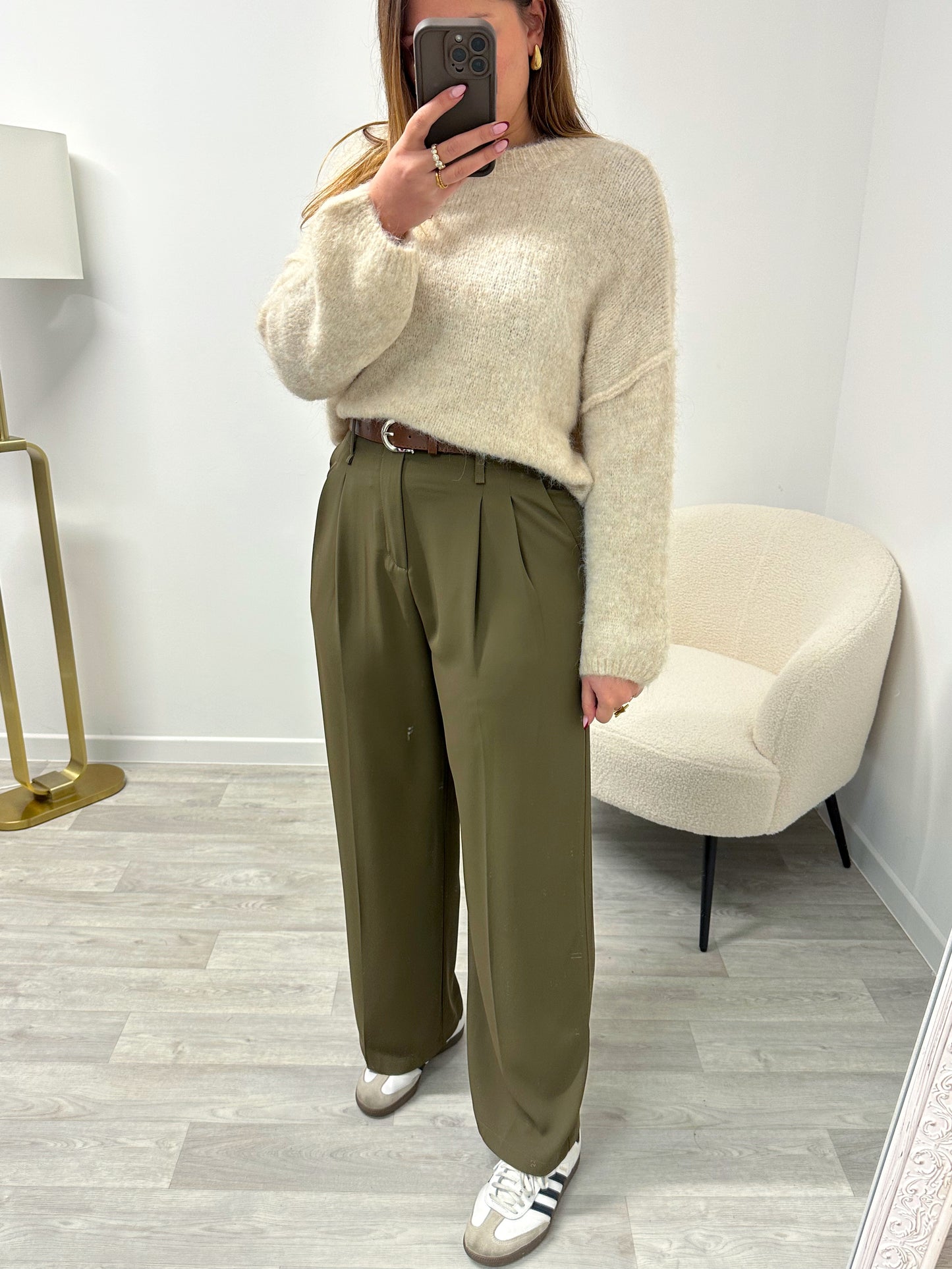 Pantalon kaki ELONA