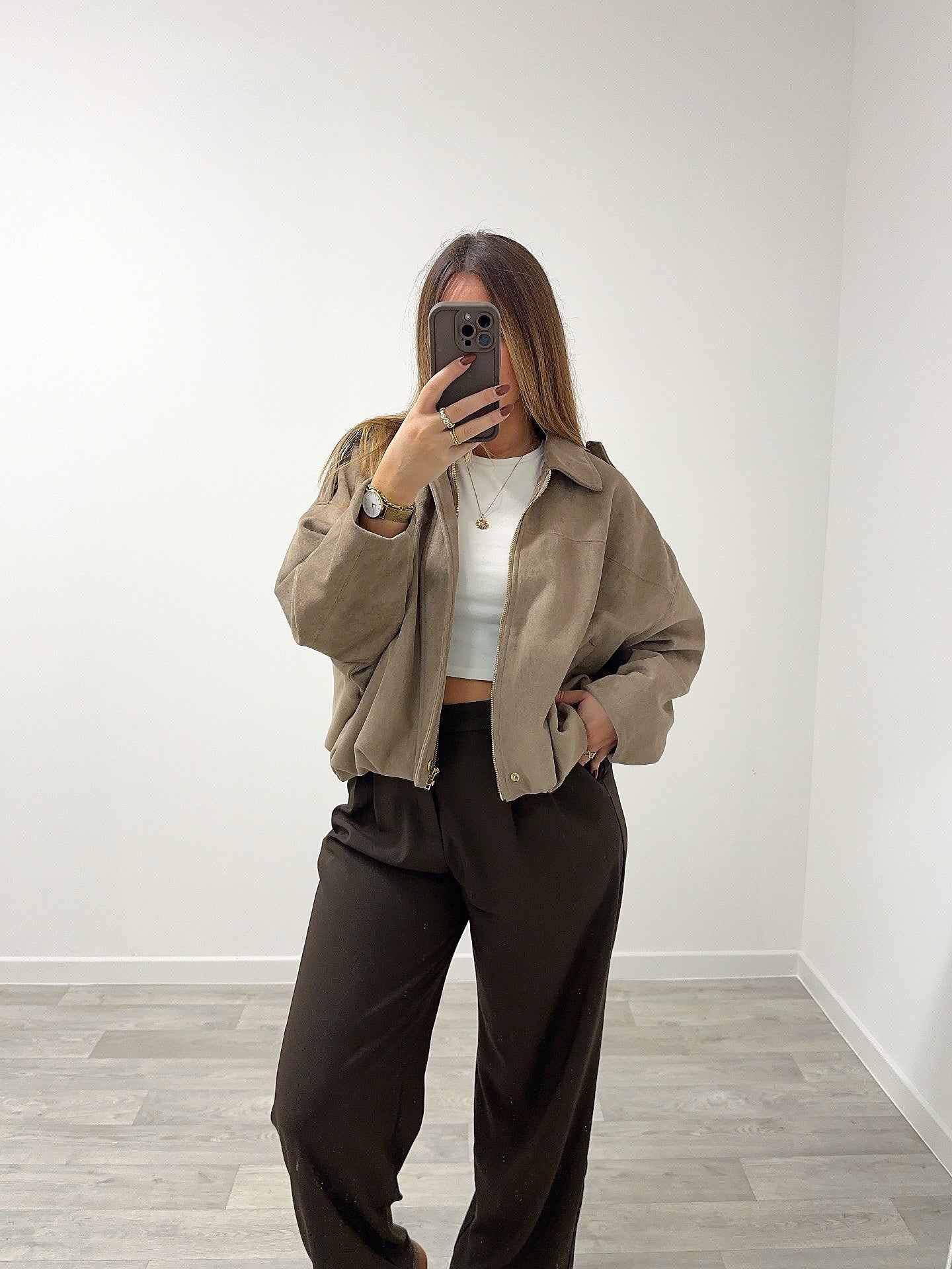 Veste taupe BILLIE