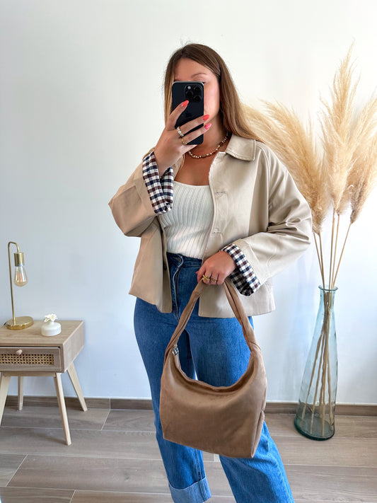 Veste courte beige DANIELLE