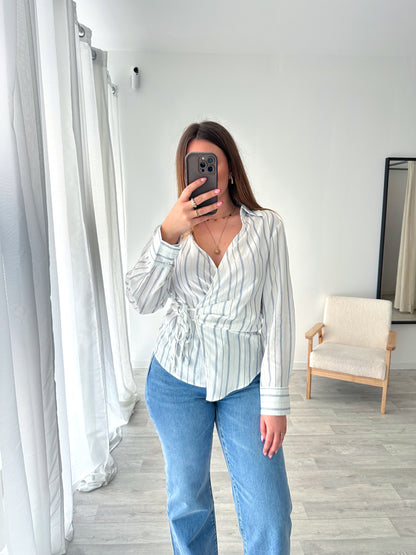 Blouse croisée TONIA