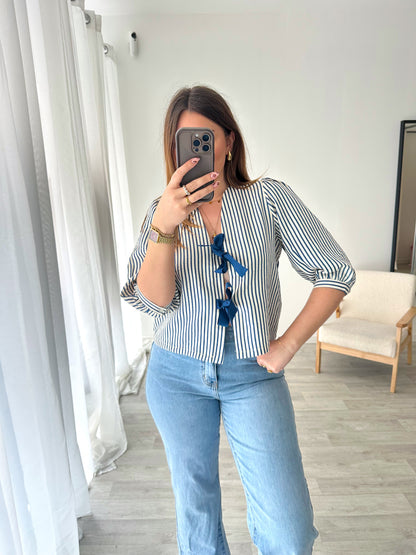Blouse noeud MARINA