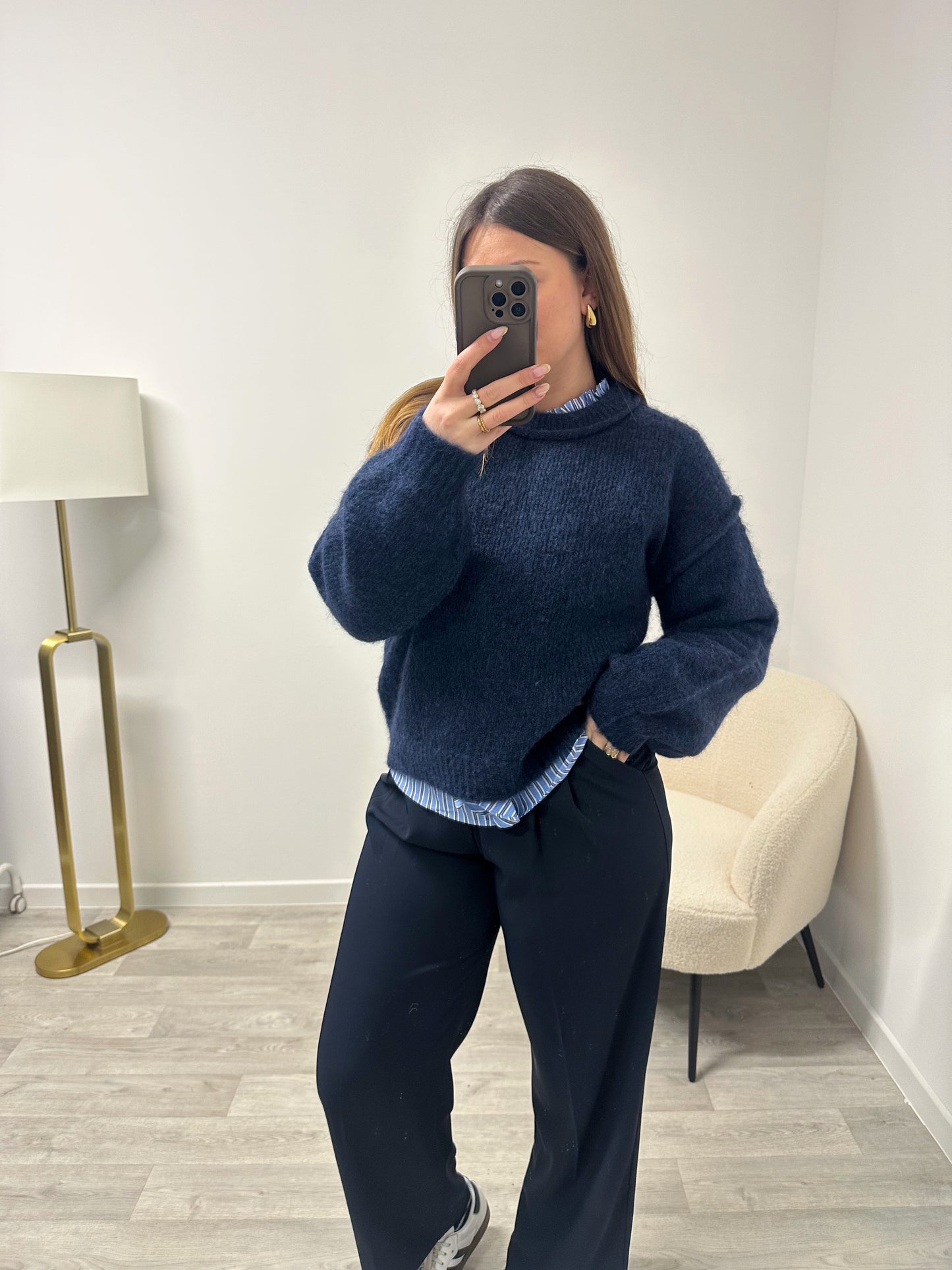 Pull bleu marine ANTONIA