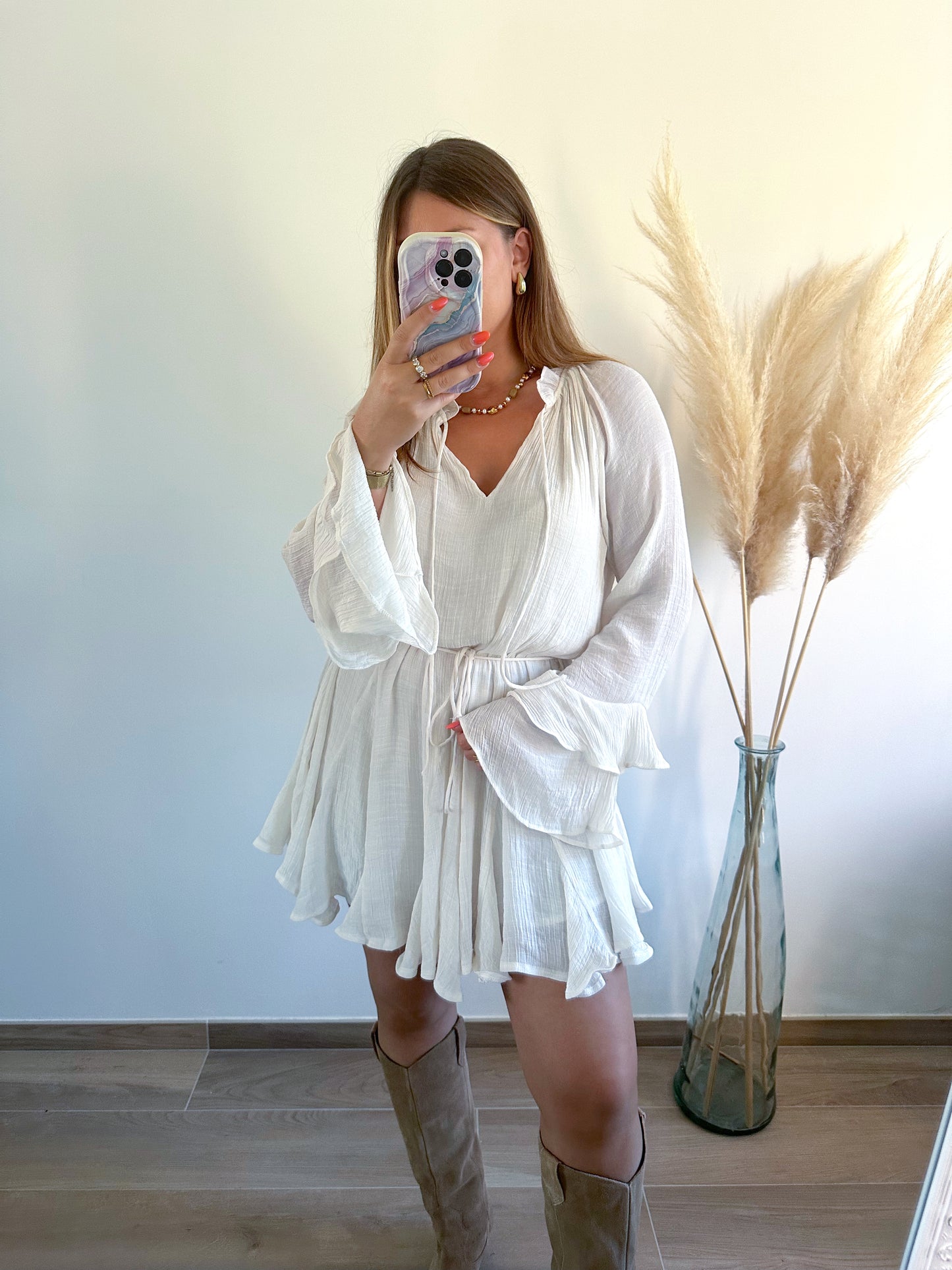 Robe écru AVA