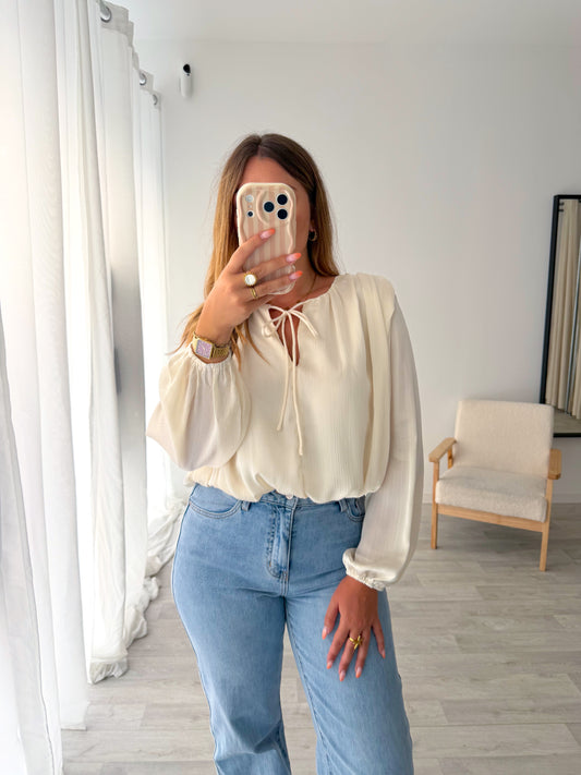 Blouse écru ALAYA