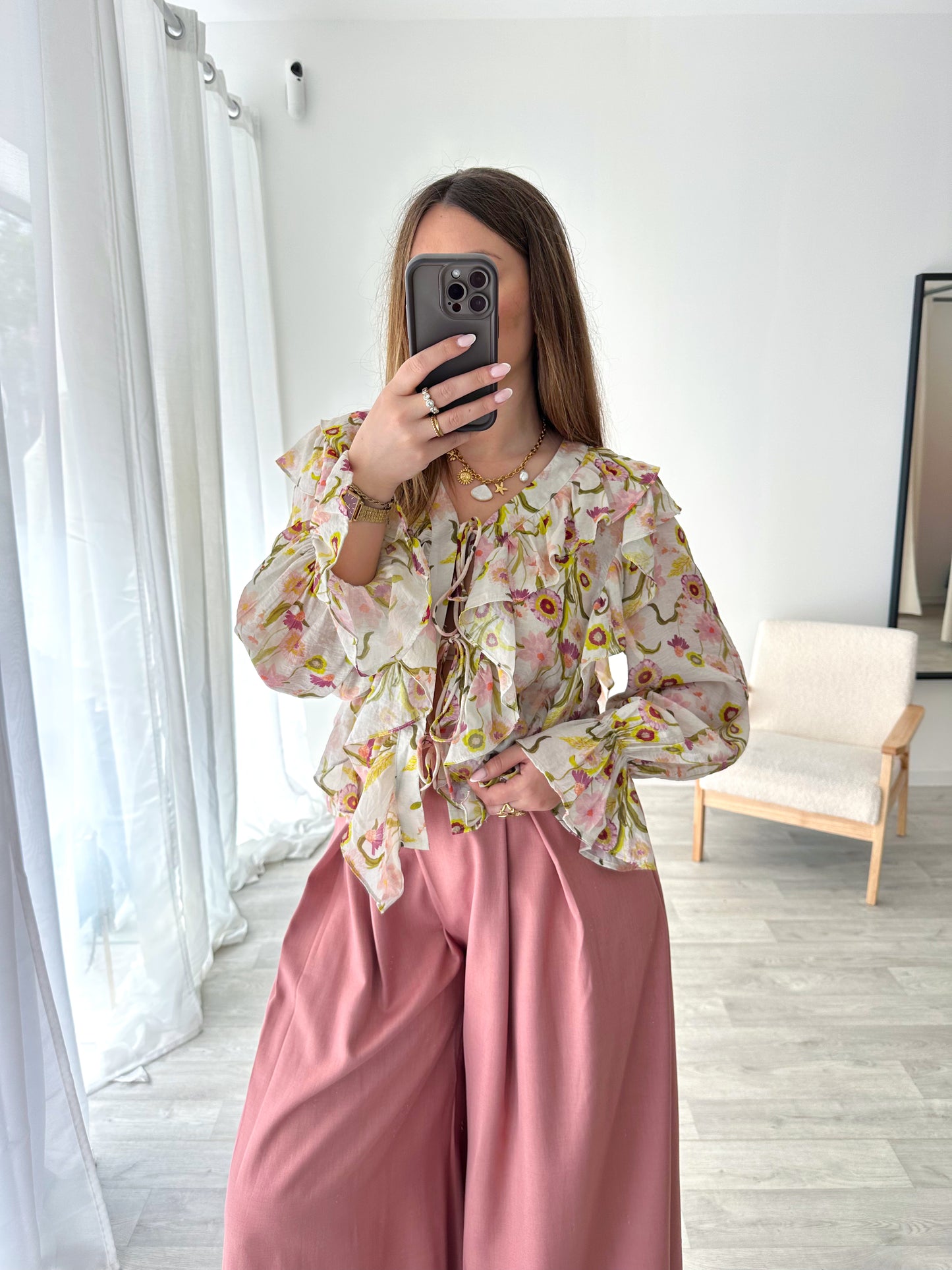 Blouse fleurie SOLY