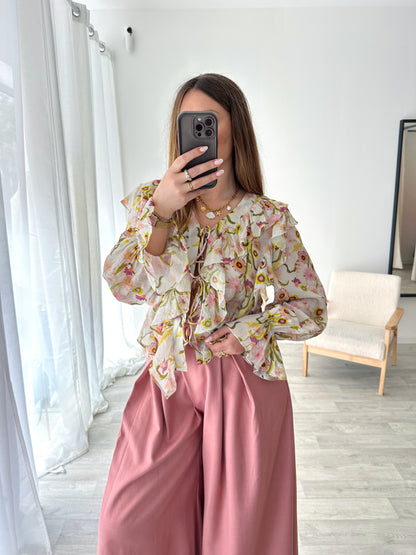 Blouse fleurie SOLY