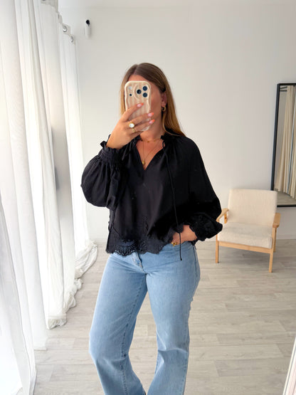 Blouse noir ÉLYA