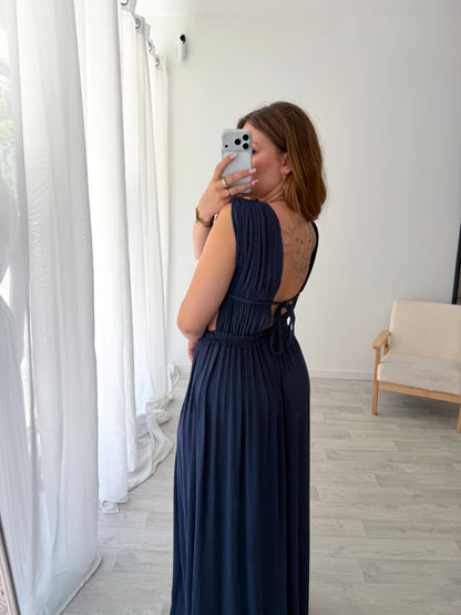 Robe longue marine TARA