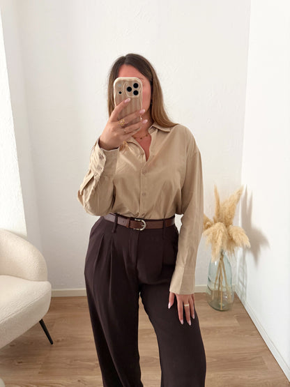Chemise beige VIVIANE