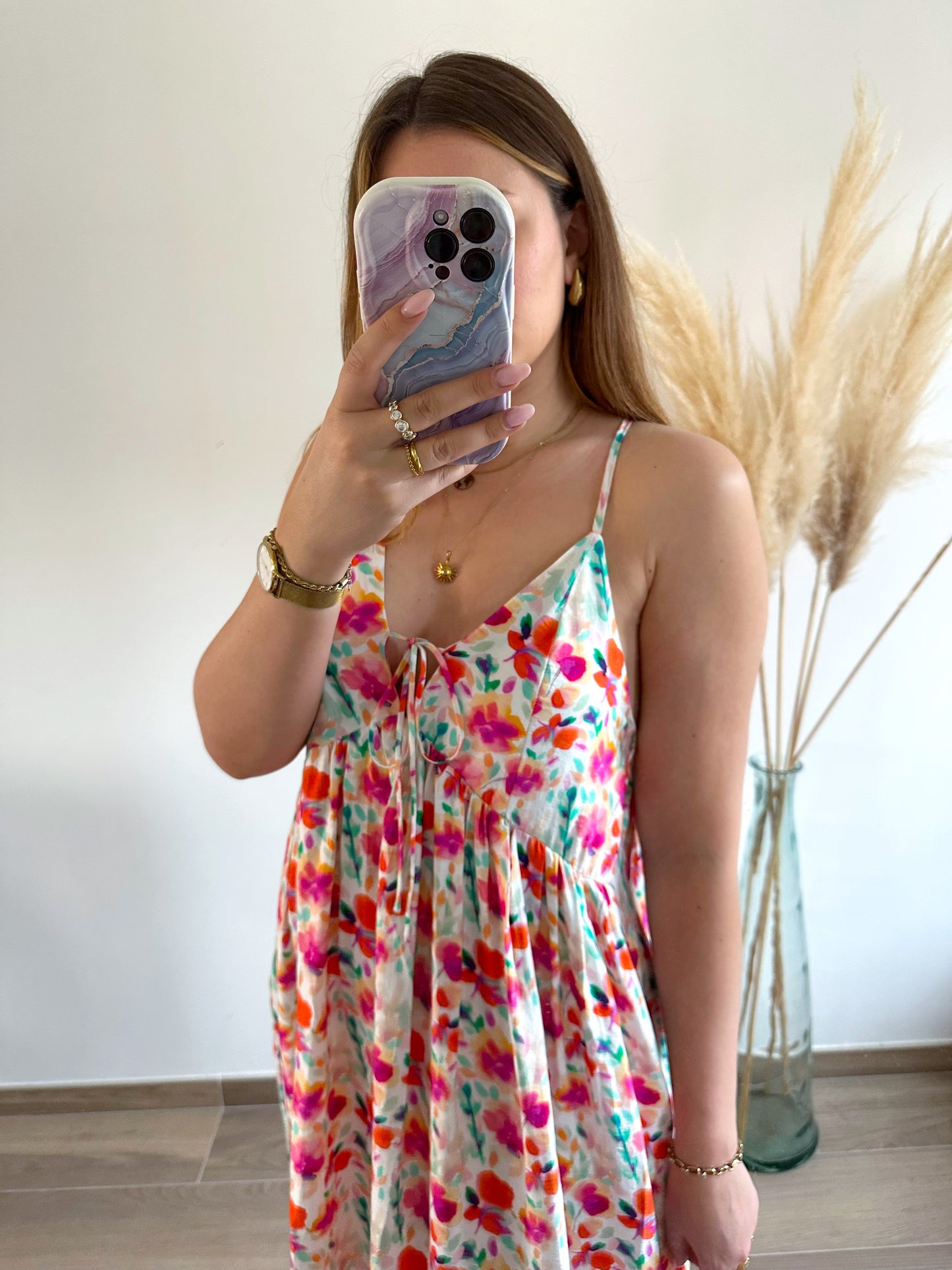 Robe longue imprimée NYAH