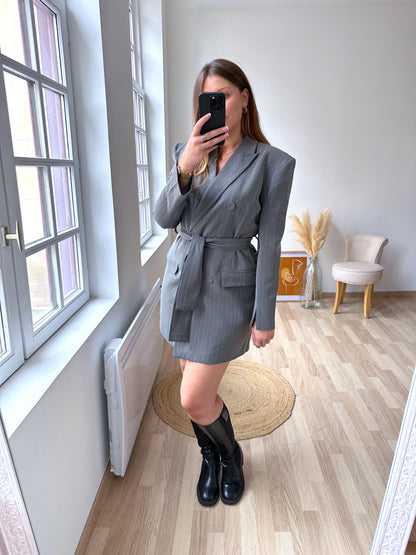 Robe blazer rayée JAYLEEN