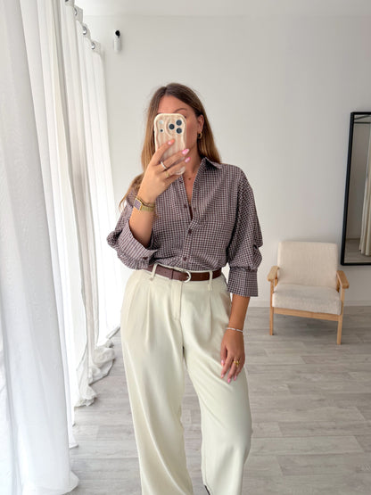 Chemise marron DINA