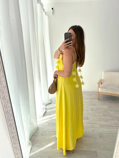 Robe jaune TALLIE