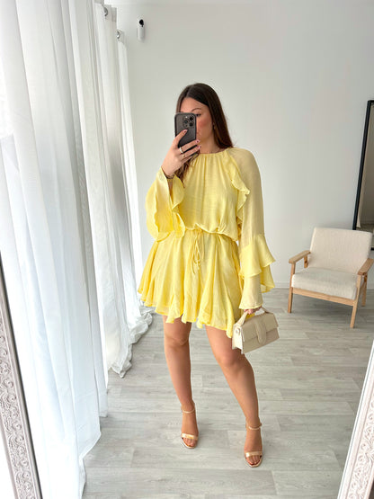 Robe jaune AURORA