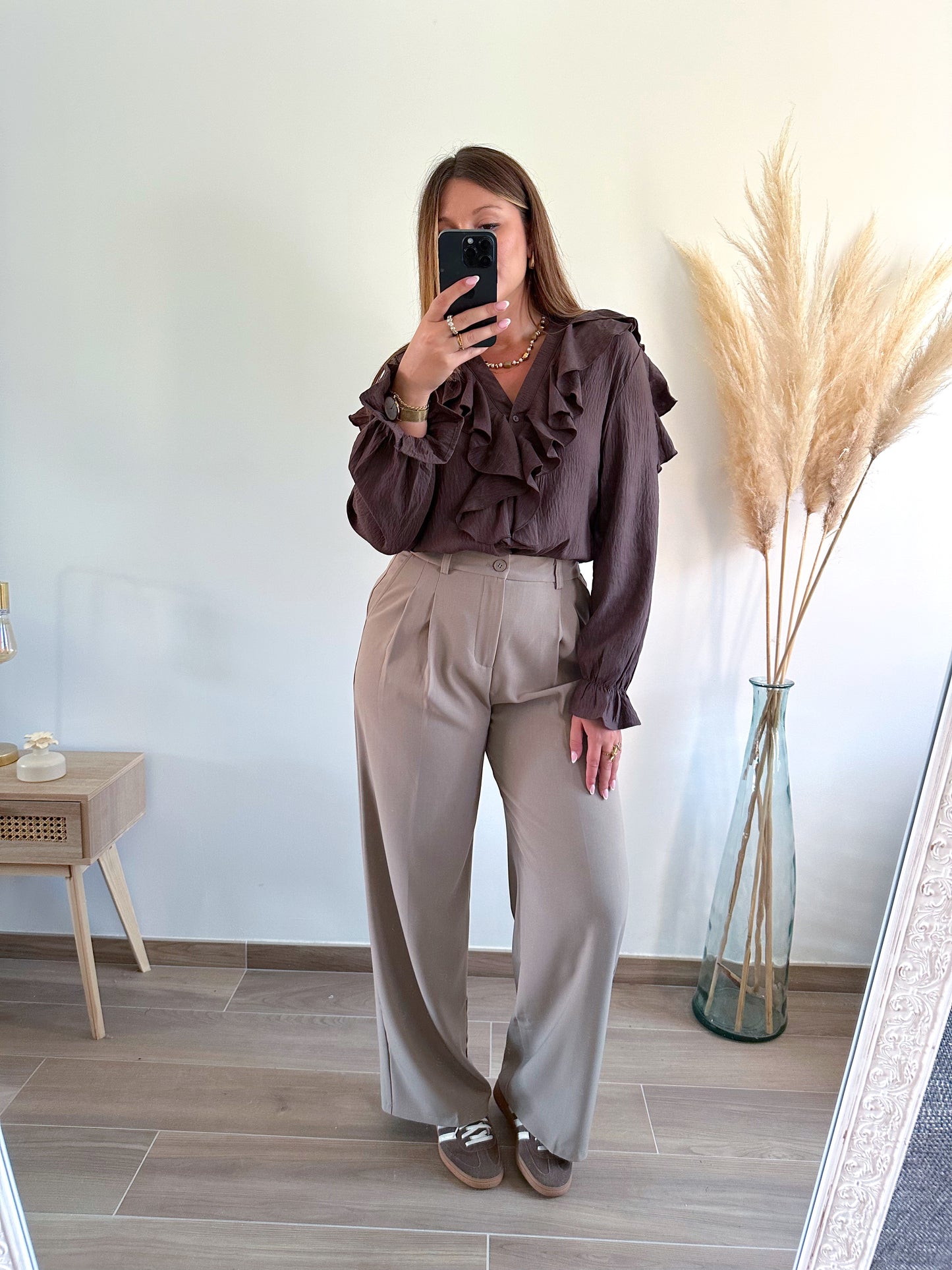 Pantalon taupe GABRIELLE