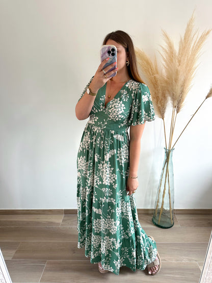 Robe longue imprimée SOLENA
