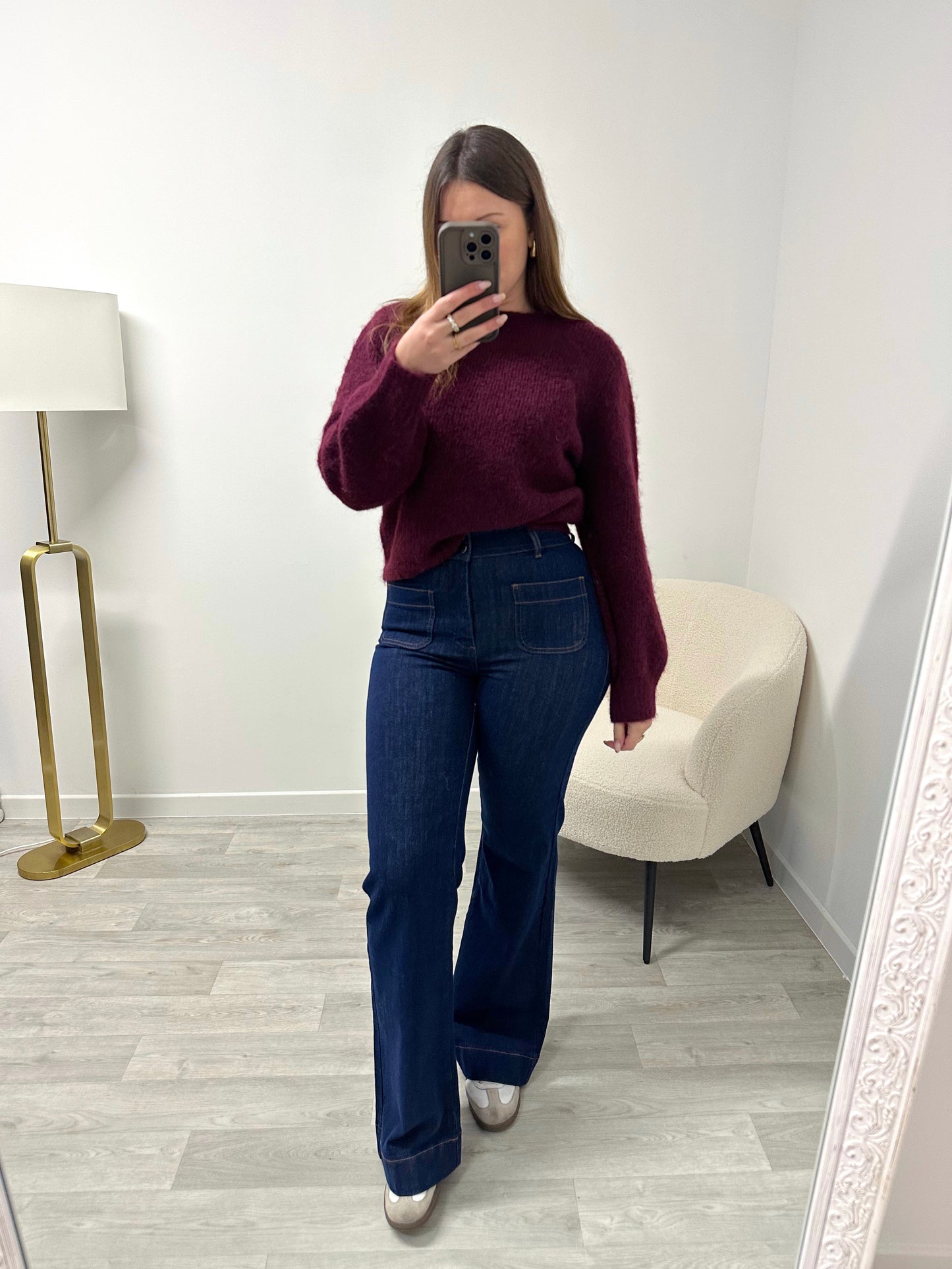 Jean taille haute brut PAOLINA