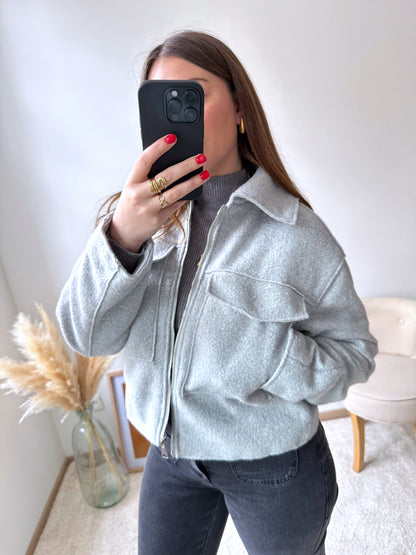 Blouson gris ORNELLA