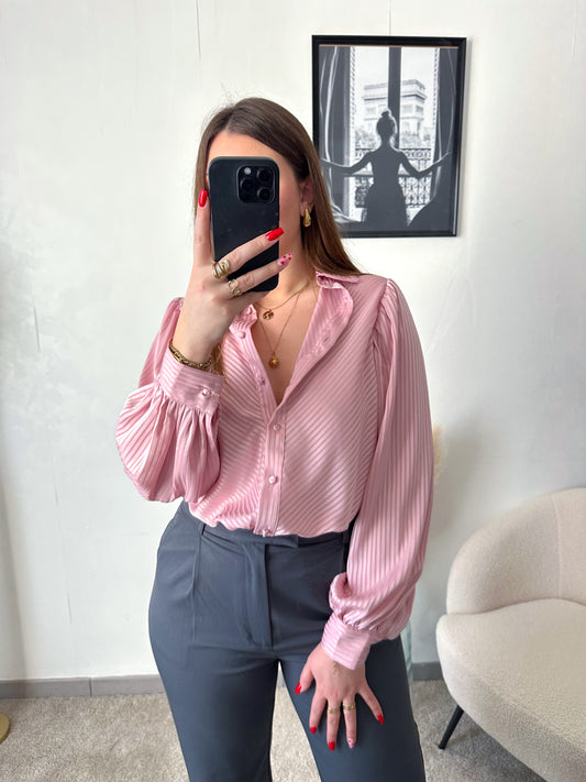 Chemise rose SALLY