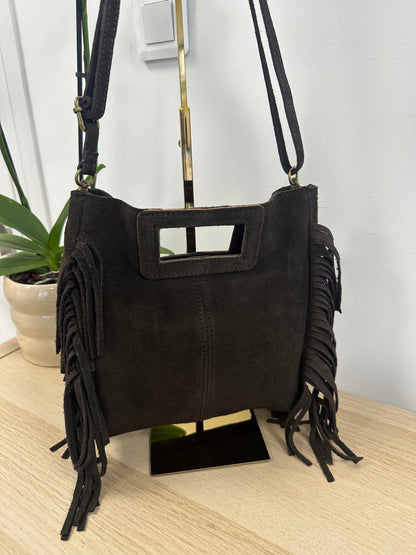 Sac cuir suédé marron MARINE