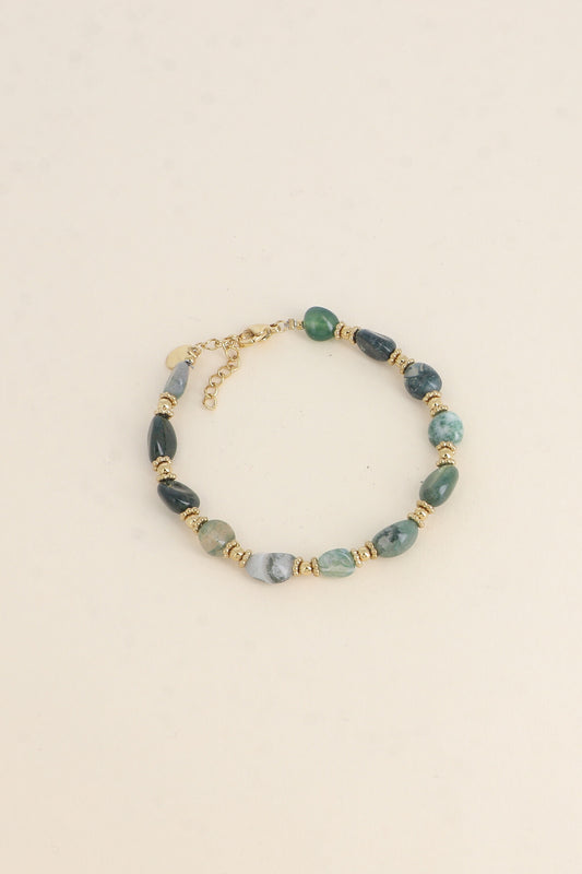 Bracelet pierres naturelles - vert