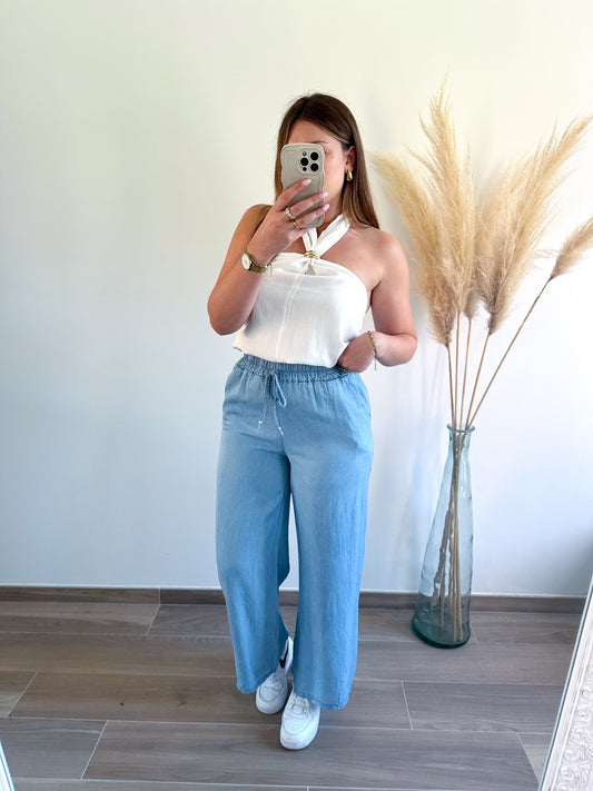 Pantalon bleu MARLO