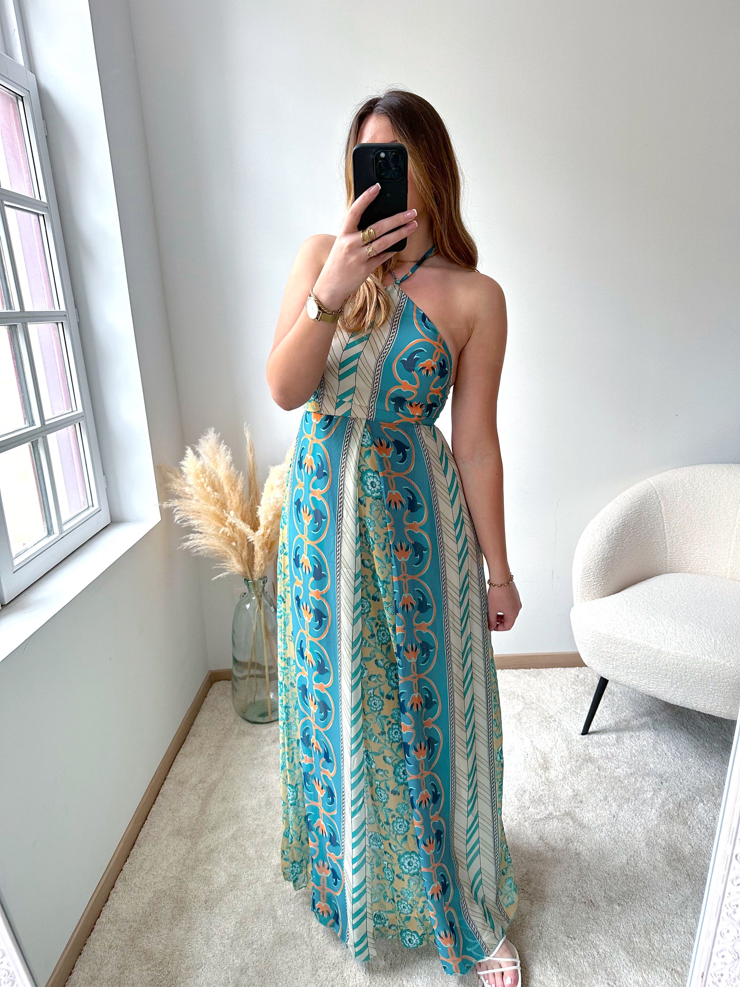 Robe longue imprimé ADALINA