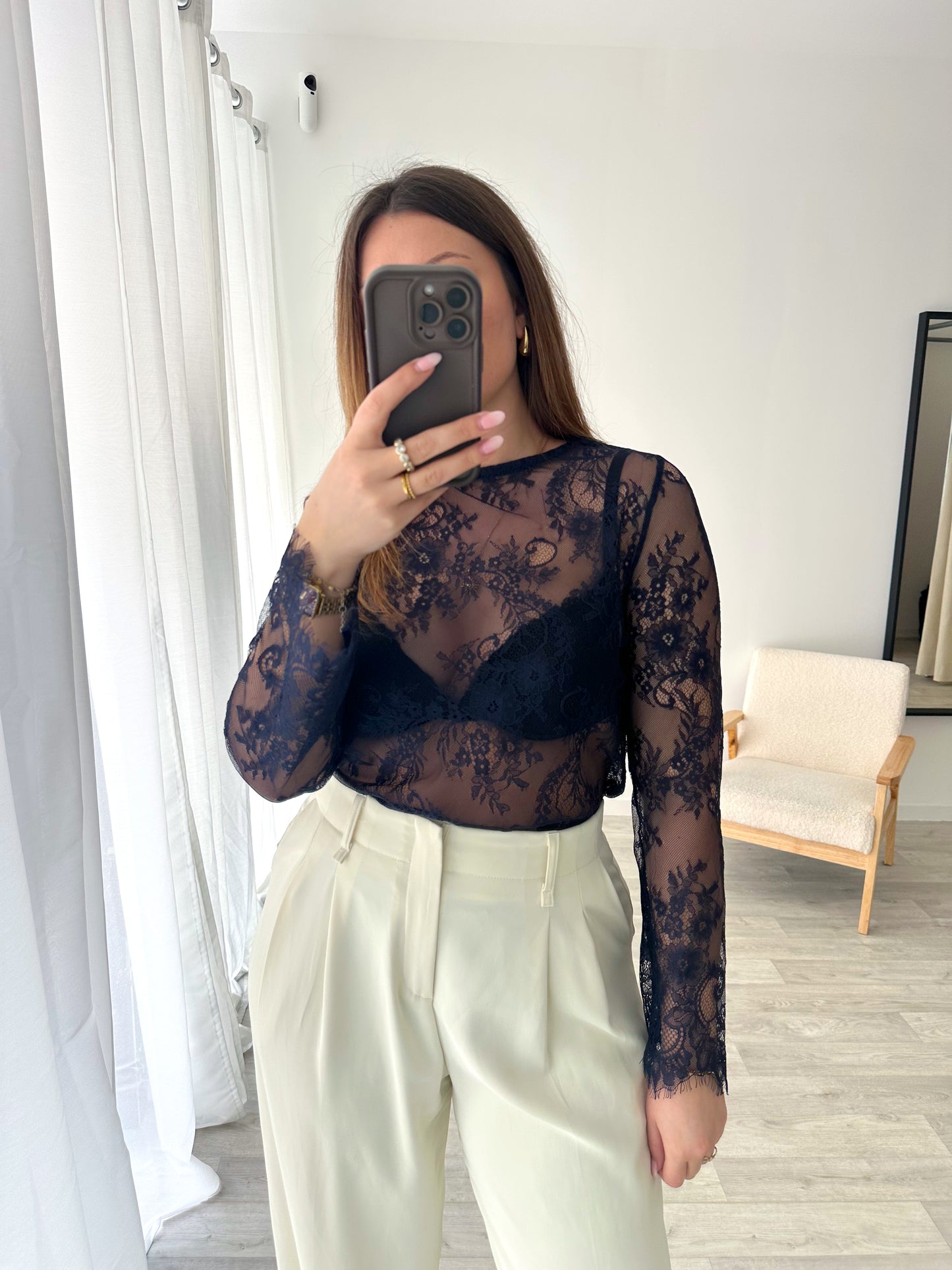 Top dentelle NORA