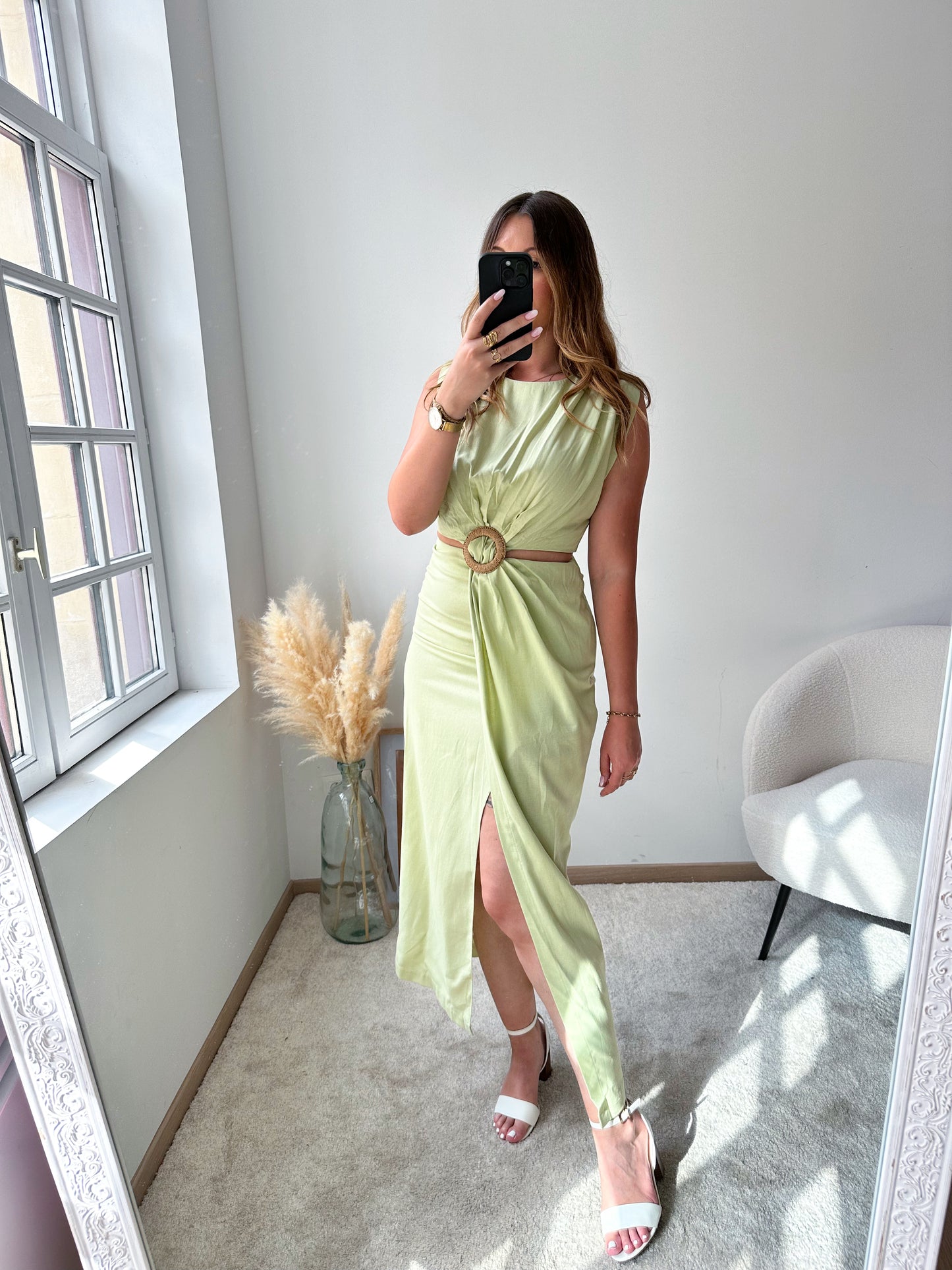 Robe vert d'eau ANTHEA