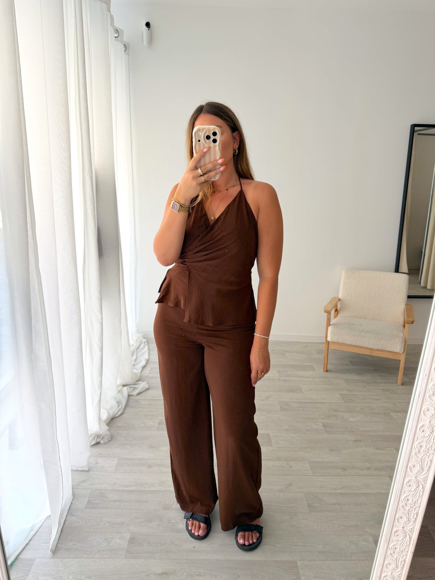 Combinaison marron ABY