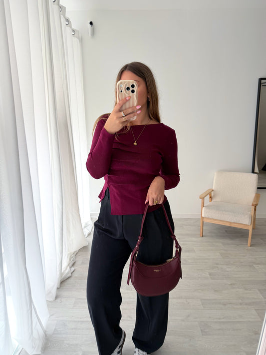 Maille bordeaux MELINE