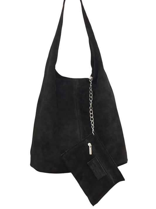 Sac cabas cuir noir GABANO